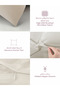 Solid 4Pc Duvet Cover Set, Queen Size 200×230cm, Brushed Microfiber, Printed Shams,(Without Filler) - 5