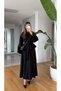 Women's Black Belted Jacket Dress Set