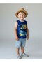 Baby Boy Surf Printed Sleeveless T-Shirt - 4