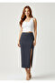 Women's Slit Scuba Pencil Skirt - Diving Fabric/92 cm - 3