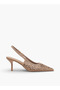 Women Cutwork Slingback Shoes - 3