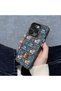 Oppo A6 Pro 5g Compatible Silicone Edge Hard Back Anti-Fall Phone Case Turkish Coffee Patterned - 4