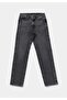 Slim Fit Women's Gray Denim Jean Trousers - 7