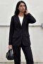 طقم من قطعتين من MY FASHION مكون من سترة بأزرار وياقة - 3