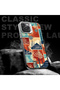 Samsung Galaxy A34 5g Compatible Silicone Edge Hard Back Anti-Fall Phone Case Traditional Culture - 4