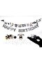 Black-White Theme Birthday Set - Football Concept Party Set