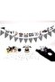Black-White Theme Birthday Set - Football Concept Party Set - 2