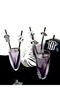 Black - White - Football Themed Straws with Figures (12 Pieces) - 6