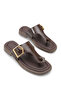 Larissa Vita Women's Flip Flops 0012901 Brown Rustic