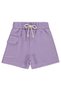 Baby Girl Plain Pocketed 6-18 Months Shorts - Lilac 18-24 Months
