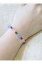 Natural Stone Pink Quartz Apatite Hematite Natural Stone Women's Natural Stone Bracelet Eub13Pah - 3