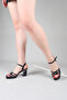 Gala Pile Heeled Shoes Black