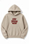 Oversize Unisex Keep Fashion Weird Printed Hooded Sweatshirt
