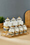 Hürrem 7-Piece Spice Storage Set with Stand Ckr3779 - 3