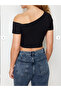 Women's Star Stone Print Boat Neck Asymmetrical Cut Stretch Fabric Blouse - 3
