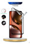 Realme GT 7 5G/Realme GT 7T 5G Premium Nano Ceramic Full Glue Full Cover Matte Flexible Clear/Black - 3