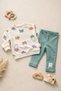 Baby Girl Rabbit Printed 2-Piece Set 6-18 Months - 4