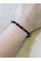 Natural Stone Lapis Hematite Natural Stone Women's Natural Stone Bracelet Eub13Lpsh - 2