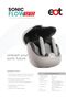 سماعات أذن لاسلكية حقيقية من نوع eot SonicFlow SF10، بلوتوث 6.0، شحن من النوع C، مقاومة للماء والعرق بمعيار IPX4، تقنية الذكاء الاصطناعي A - 2