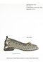 Women's Casual Shoes (Braided) Genuine Gold Leather - 2