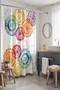 Bathroom Curtain, Colorful Lace Patterned Shower Curtain, Bathtub Curtain 175X200Cm - 2