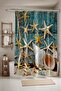 Bathroom Curtain, Sea Star Patterned Shower Curtain, Bathtub Curtain 175X200Cm - 3