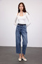 Blue High Waist Baggy Jean 3004 - 2