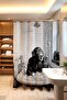 Bathroom Curtain, Bathroom Soloist Patterned Shower Curtain, Bathtub Curtain 175X200Cm - 2