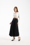 Hijab Buckle Flared Skirt 94 cm Length High Waist Pleated Long Women's Stylish Skirt - 4