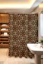 Bathroom Curtain, Nature Embroidery Patterned Shower Curtain, Bathtub Curtain 175X200Cm - 2