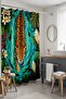 Bathroom Curtain, Hunter in the Forest Patterned Shower Curtain, Bathtub Curtain 175X200Cm - 2