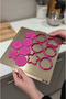 Set of 12 Flower Cookie Molds 6-6.5 cm |   3D Printing Plastic Cutter Set - 4