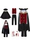 Kids Boys Gothic Vampire Costume Halloween Cosplay Vampire (L-120 to 130 cm) - 2