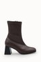 Mira Sola Women's Heeled Boots 00122100 Brown Skin - 5