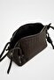 Valeria Mini Brown Knitted Textured Crossbody and Shoulder Bag - 5