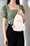 Beige - Beige Honeycomb Women's Body Bag Sp959 - 2
