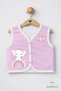 2-Piece Baby Girl Vest Set, Jacquard Heart Pattern, Cotton, Snap Fasteners, Elephant Printed Baby Vest, Seasonal - 7