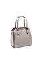 Sand Beige - Sand Beige Plaid Line Square Women's Handbag Sp1136 - 4