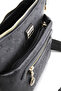 Black - Women's Crossbody Bag with Black Logo Sp1110 - 7