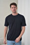 James Men's Navy Blue Cotton Relaxed Fit Basic T-Shirt - 3