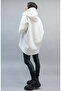 Women's Oversize Hooded Asymmetrical Cut Sweatshirt – Soft Fabric, Comfortable Fit K25 3020 - 2
