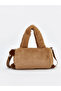 Lcw Accessories Brown Animal Figured Plush Shoulder Bag for Girls - 2