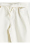 Wideleg Girls' Gabardine Trousers - 3