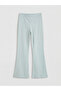 Girl's Elastic Waist Flared Leggings (S6)