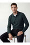 Nevavm with a Difference Polo Collar Long Sleeve Men's T-Shirt