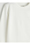 Original Oval Collar Girls' Basic T-Shirt - 4