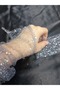 Vespera Sparkling Sequined Shahmaran Gloves Gray - 2