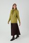Red Pine Flar Detail Sweater Green - 3
