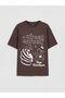 Alita City Lcw Kids Brown Oval Collar Care Bears Printed Girls' T-Shirt with a Difference - 3