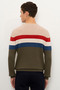 Men's Dark Khaki Melange Sweater 50228850-Vr126 - 3
